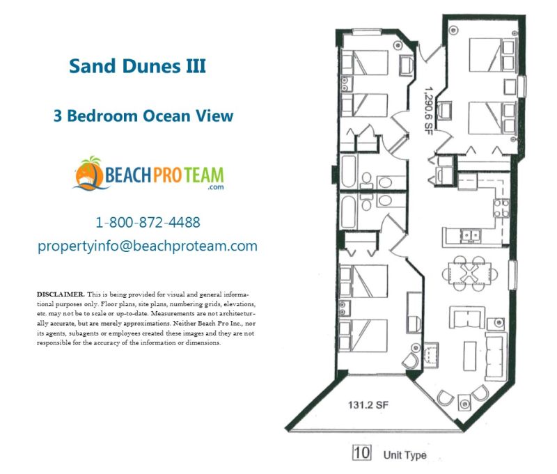 Sand Dunes III 10 Stack - 3 Bedroom Ocean View